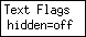 [TEXT FLAGS]